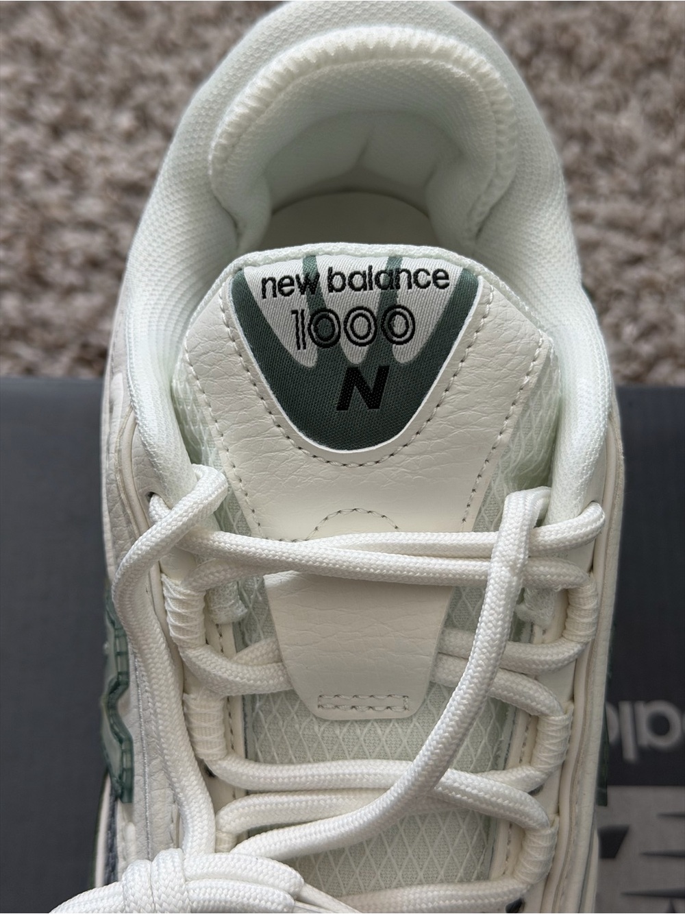 New Balance 1000 M1000MA Green/White Running Sneakers Men’s Size 9 EU 42.5 NEW - Picture 6 of 8